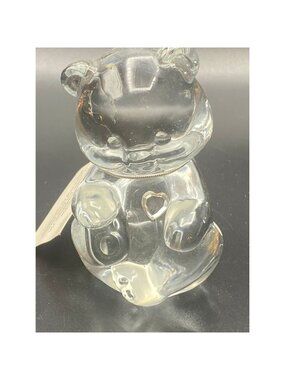 Fenton Birthday Bear April Diamond gemstone